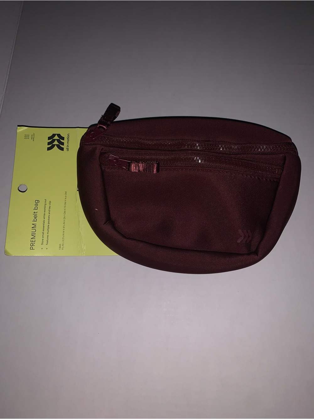 all in motion Burgundy Belt Bag - Picture 2 of 3